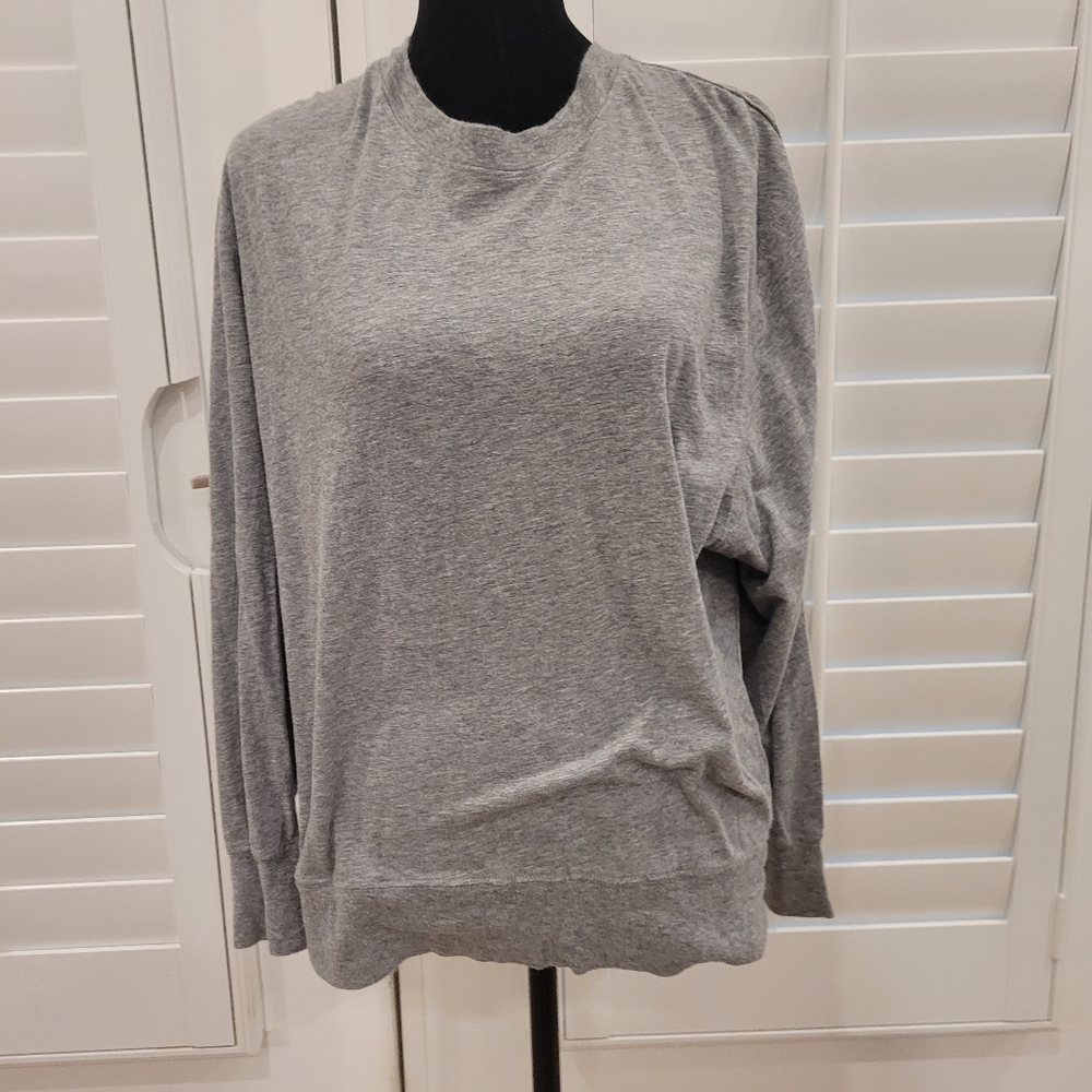 Vince long sleeve grey top size small. Pima cotton/alpaca